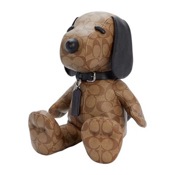 Coach X Peanuts Snoopy Collectible In Signature Canvas Plush Doll - Picture 2 of 11